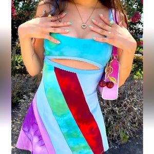 13 Going On 30 Mini Flare Dress Size Medium Cider Brand NWT Halloween Club Dress